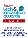 Insurance Times Claims Awards Finalist Badge 2020